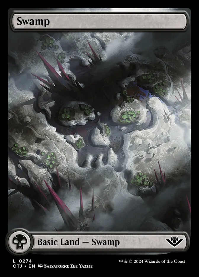 2024 Outlaws of Thunder Junction Swamp #274 common card image