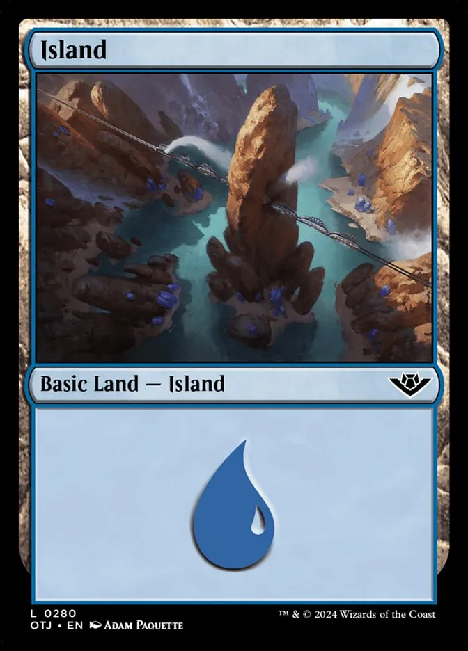 2024 Outlaws of Thunder Junction Island #280 common card image