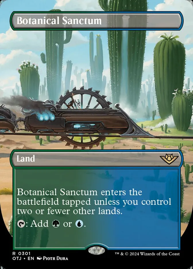2024 Outlaws of Thunder Junction Botanical Sanctum #301 rare card image