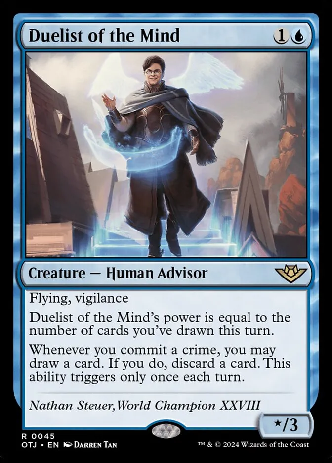2024 Outlaws of Thunder Junction Duelist of the Mind #45 rare card image
