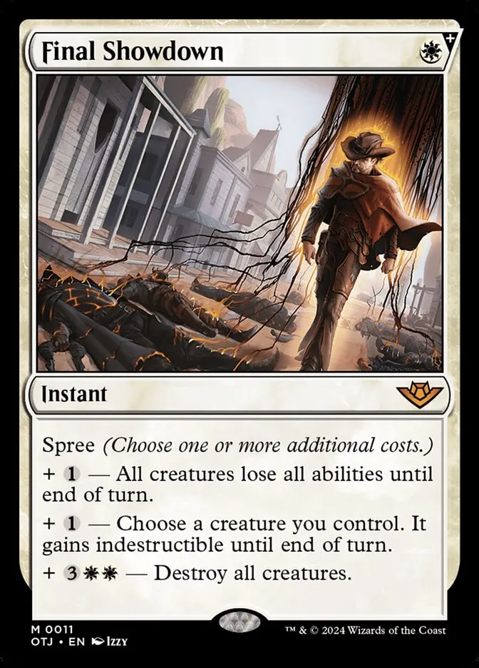 2024 Outlaws of Thunder Junction Final Showdown #11 mythic card image