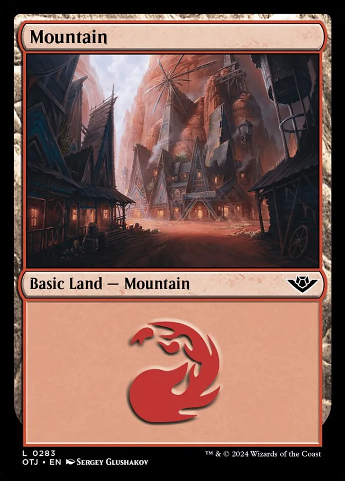 2024 Outlaws of Thunder Junction Mountain #283 common card image