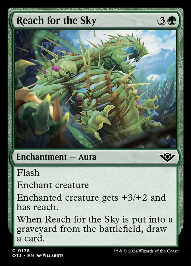 2024 Outlaws of Thunder Junction Reach for the Sky #178 common card image