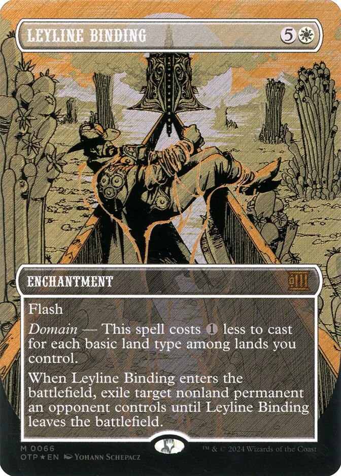 2024 Breaking News Leyline Binding mythic #66 mythic card image