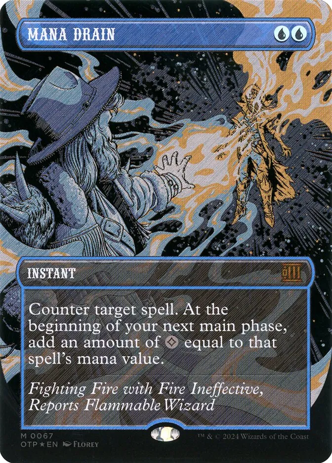 2024 Breaking News Mana Drain mythic #67 mythic card image