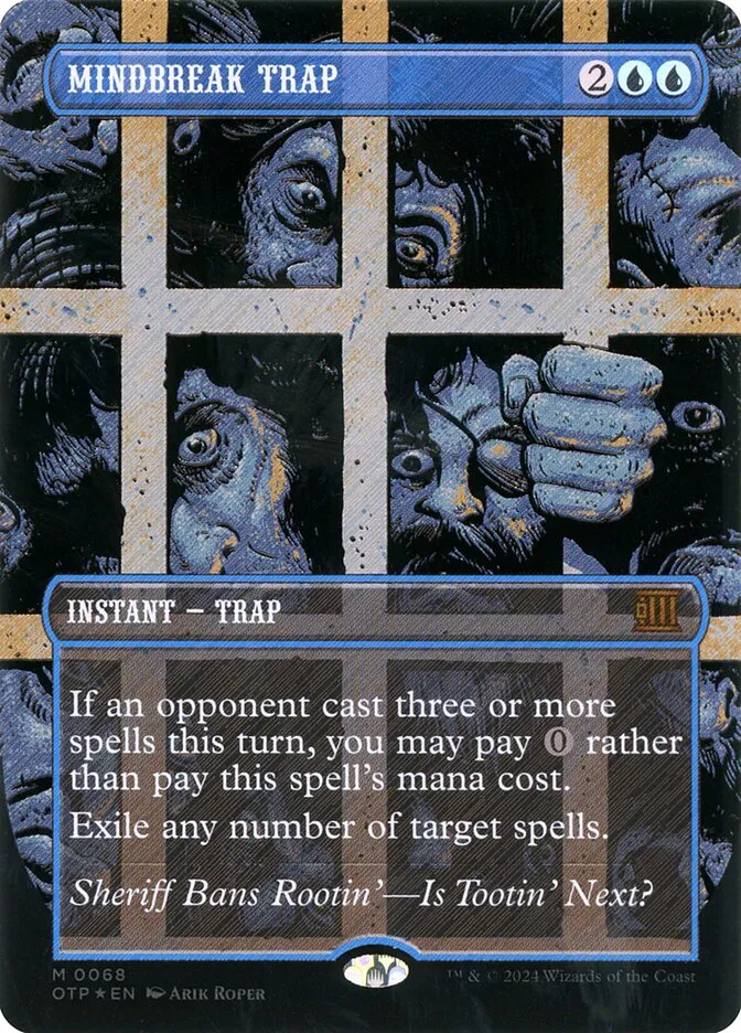 2024 Breaking News Mindbreak Trap mythic #68 mythic card image