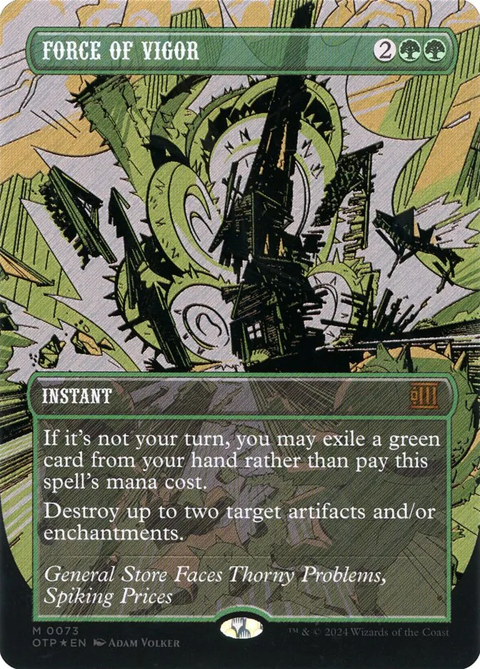 2024 Breaking News Force of Vigor mythic #73 mythic card image