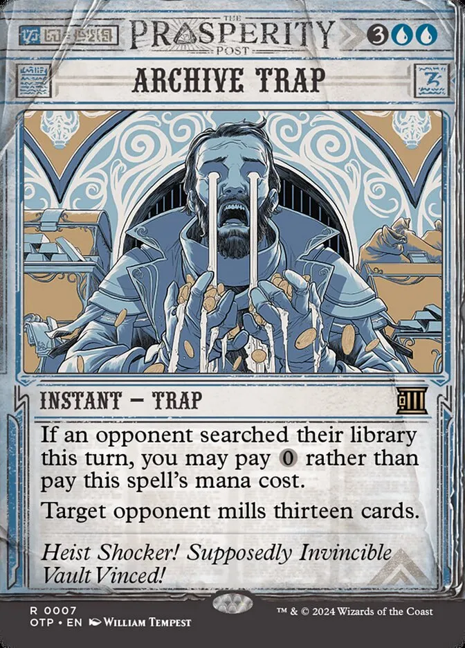2024 Breaking News Archive Trap rare #7 rare card image