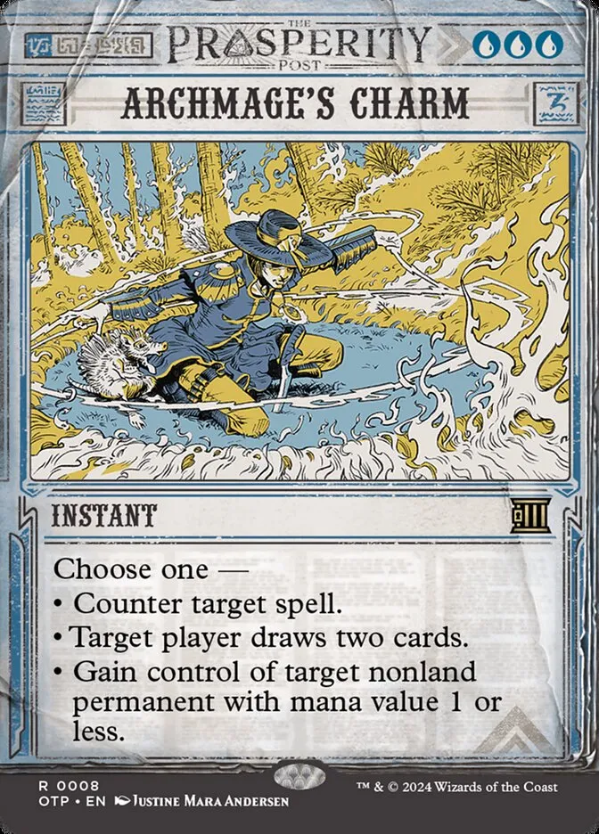 2024 Breaking News Archmage's Charm rare #8 rare card image