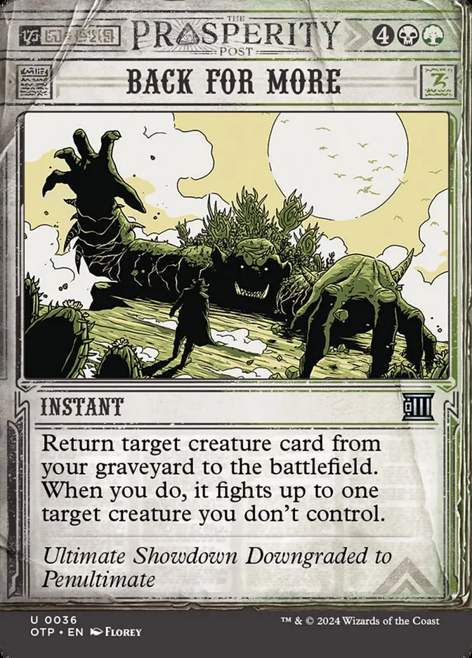 2024 Breaking News Back for More uncommon #36 uncommon card image