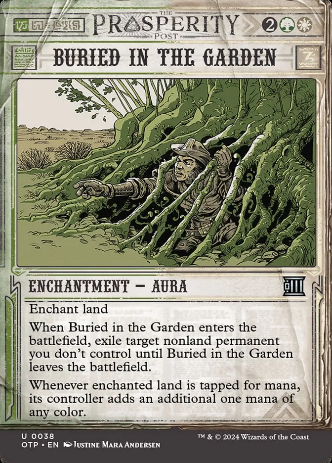 2024 Breaking News Buried in the Garden uncommon #38 uncommon card image