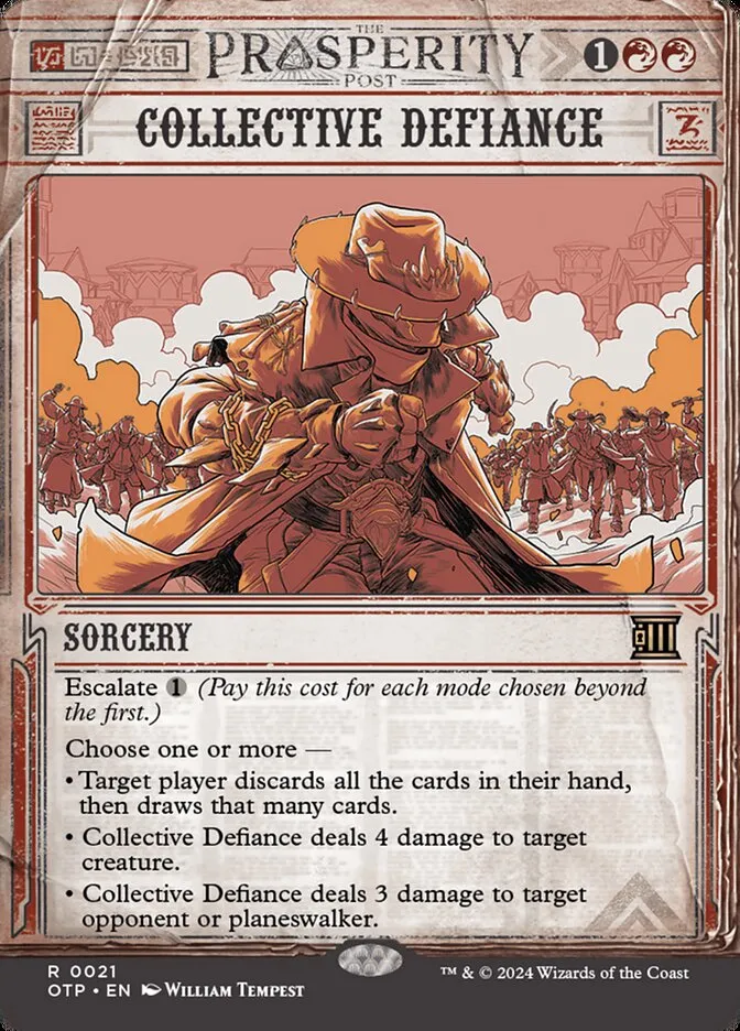 2024 Breaking News Collective Defiance rare #21 rare card image