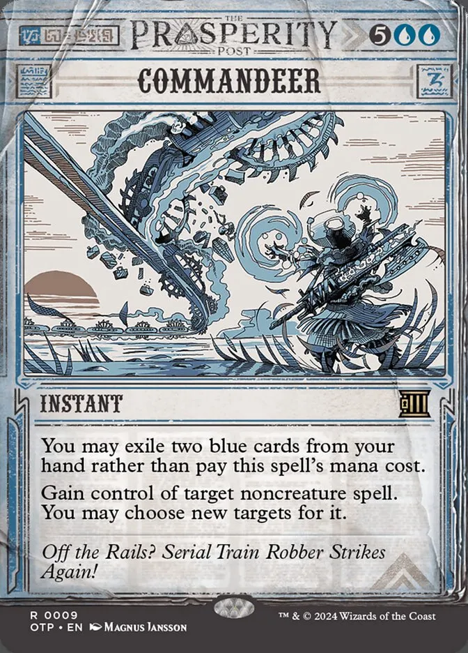 2024 Breaking News Commandeer rare #9 rare card image