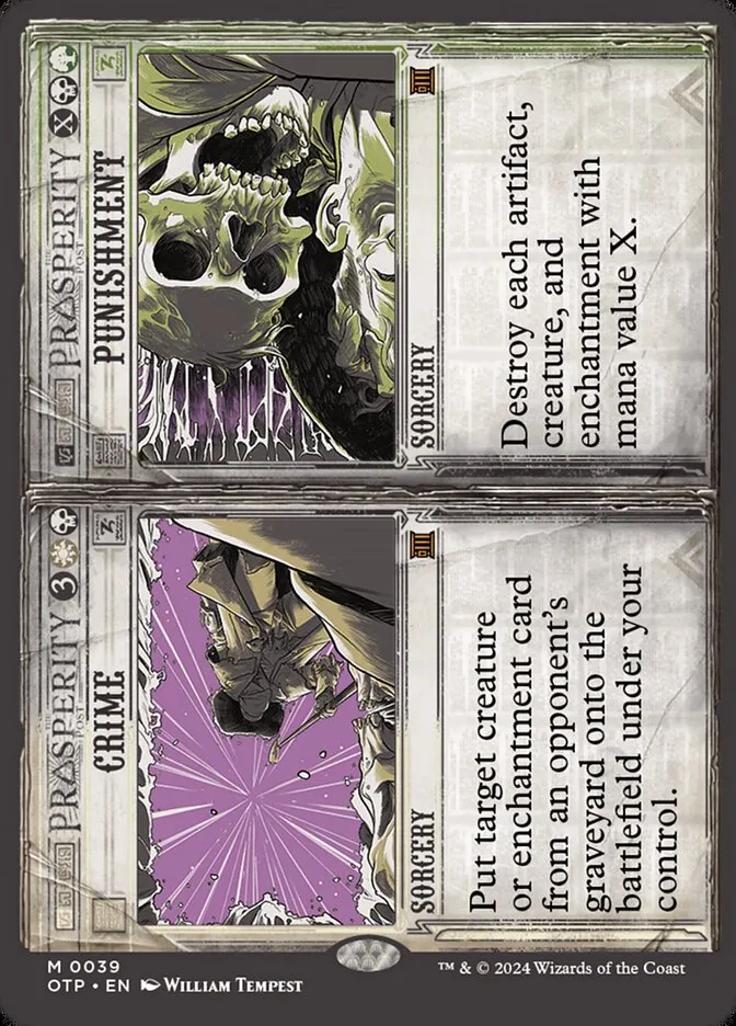 2024 Breaking News Crime // Punishment mythic #39 mythic card image