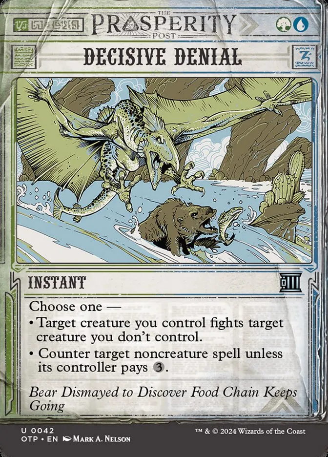 2024 Breaking News Decisive Denial uncommon #42 uncommon card image