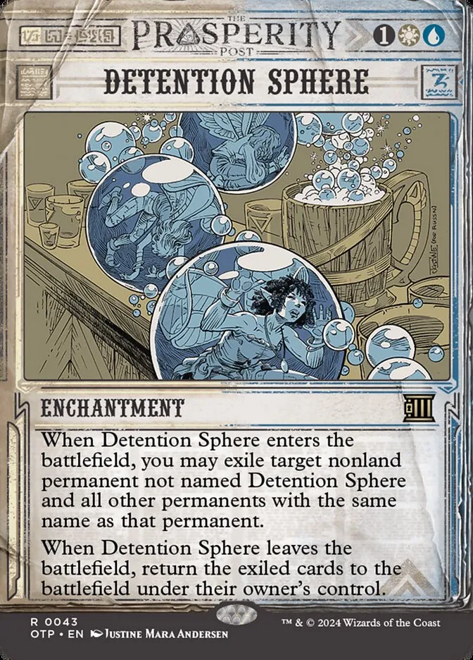 2024 Breaking News Detention Sphere rare #43 rare card image