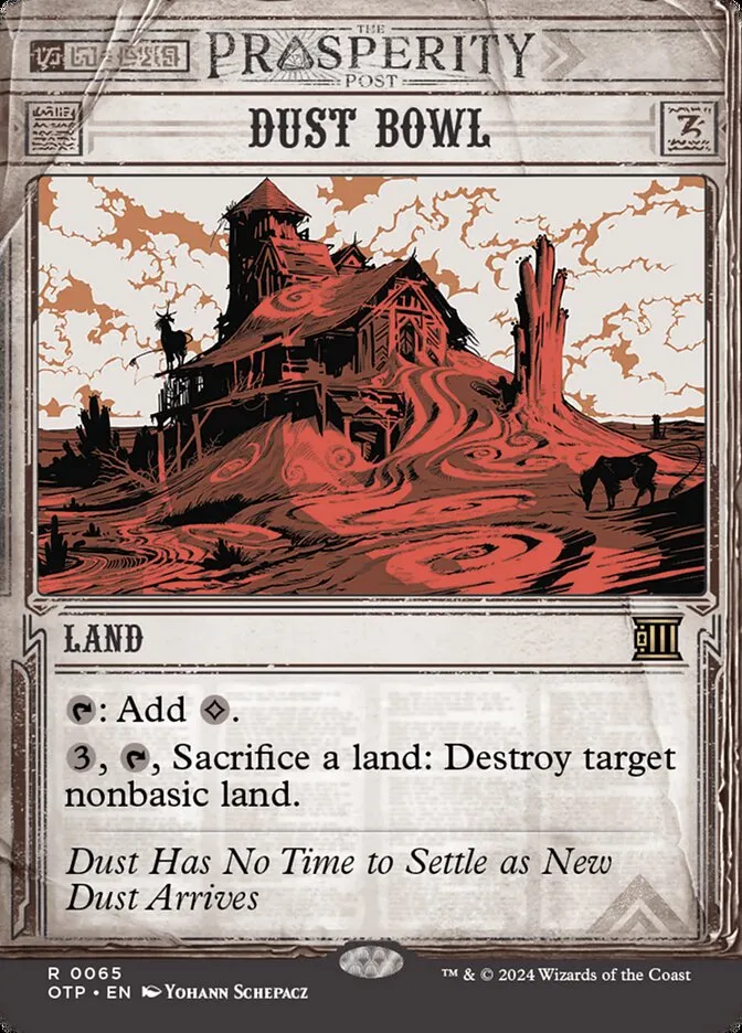 2024 Breaking News Dust Bowl #65 rare card image