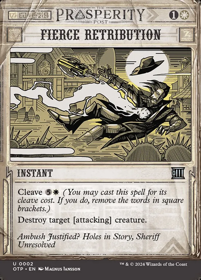 2024 Breaking News Fierce Retribution uncommon #2 uncommon card image