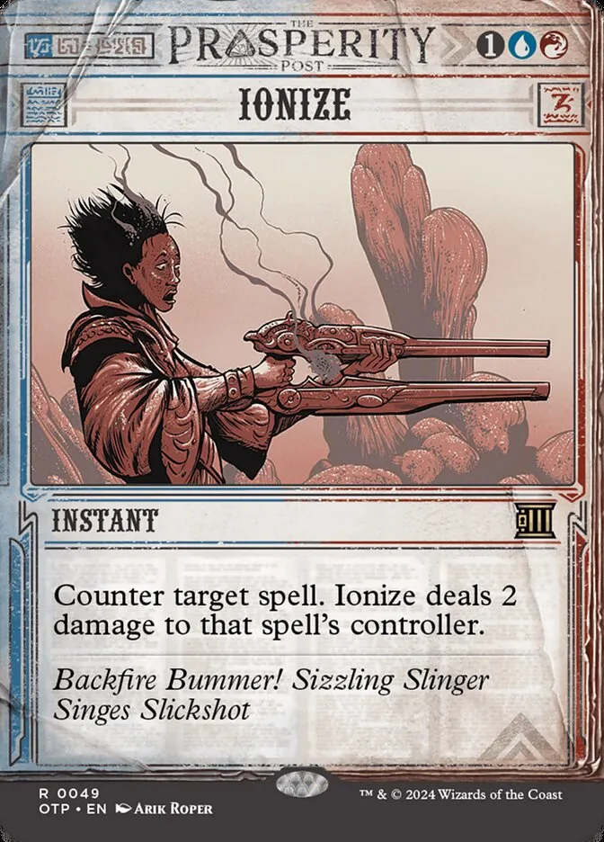 2024 Breaking News Ionize #49 rare card image