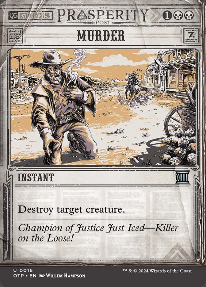 2024 Breaking News Murder uncommon #16 uncommon card image