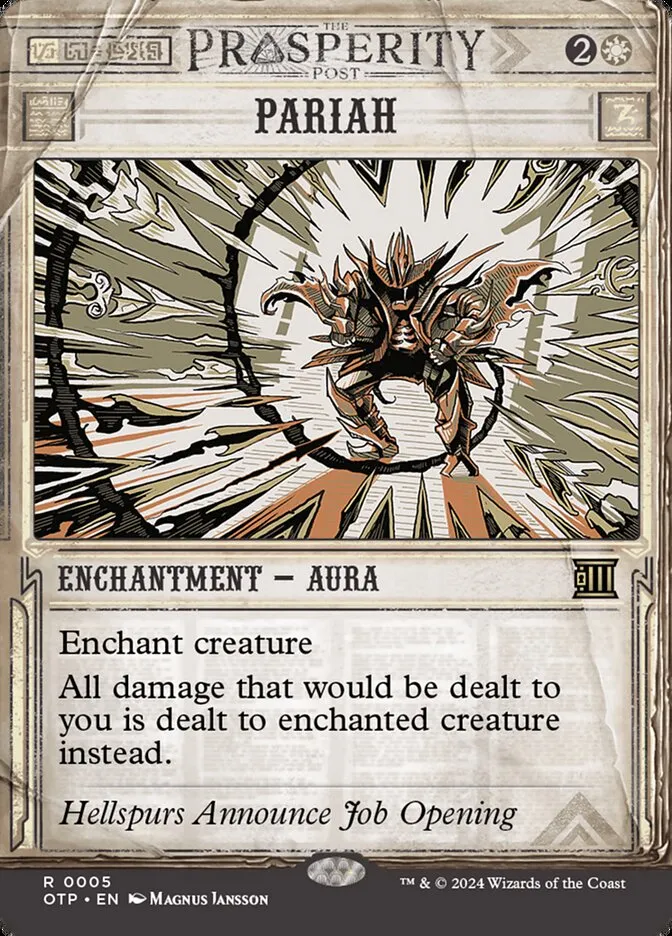 2024 Breaking News Pariah rare #5 rare card image