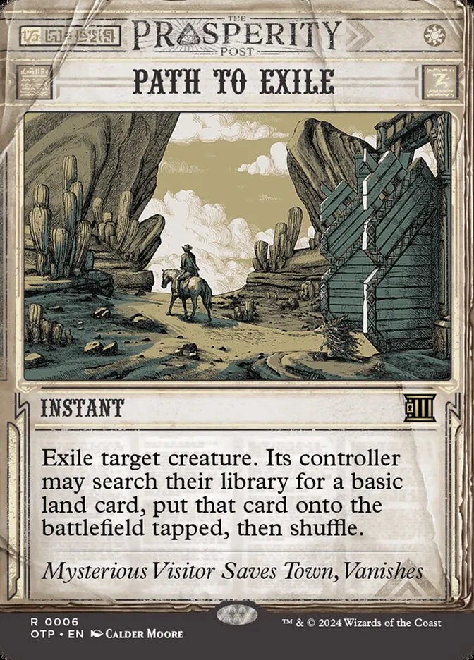 2024 Breaking News Path to Exile rare #6 rare card image