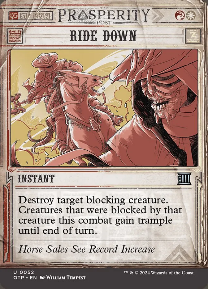2024 Breaking News Ride Down uncommon #52 uncommon card image
