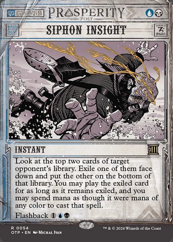 2024 Breaking News Siphon Insight #54 rare card image