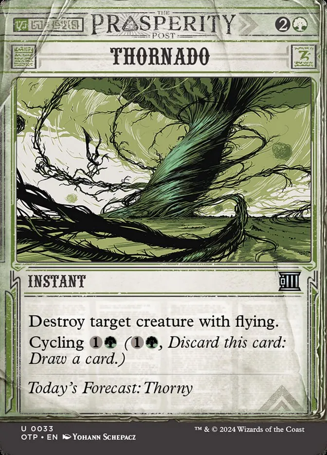 2024 Breaking News Thornado uncommon #33 uncommon card image