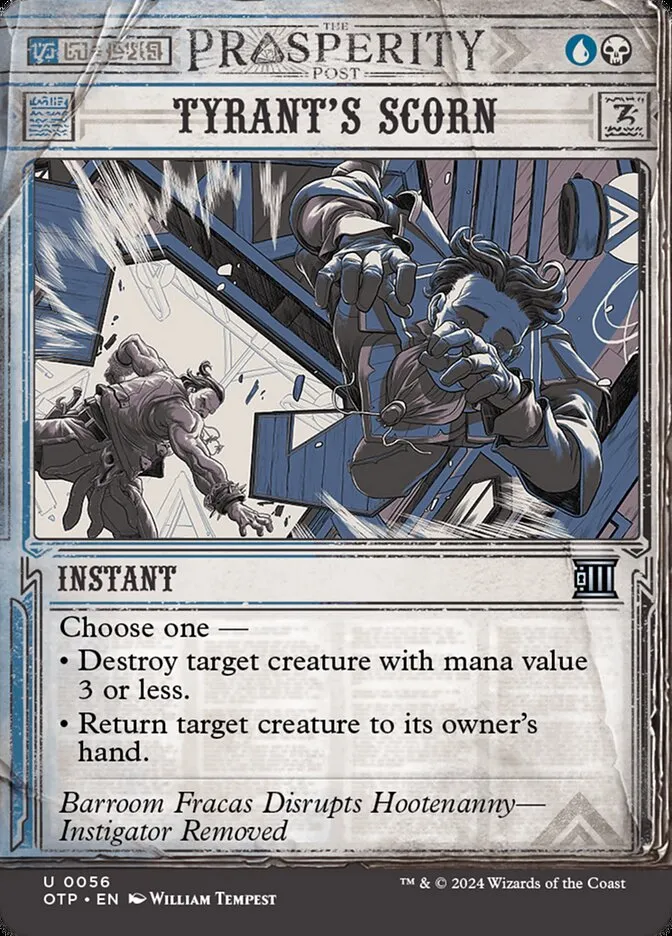 2024 Breaking News Tyrant's Scorn #56 uncommon card image