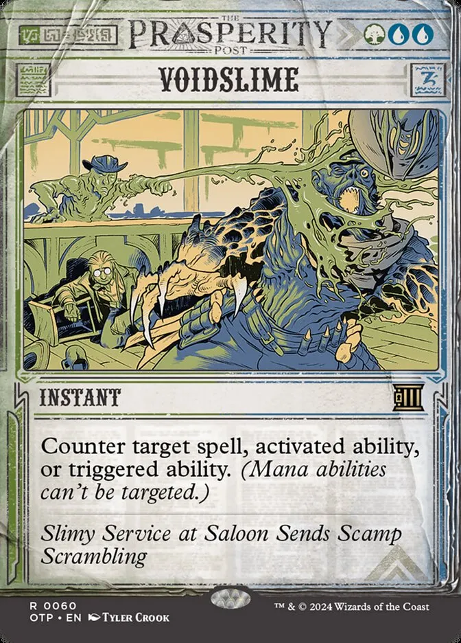 2024 Breaking News Voidslime #60 rare card image