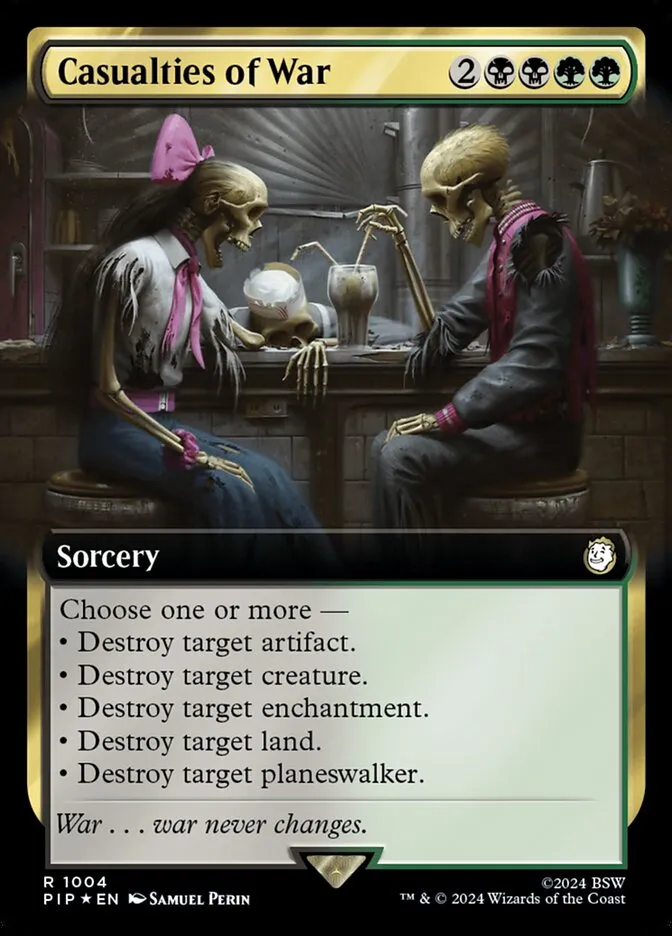 2024 Fallout Casualties of War #1004 rare card image