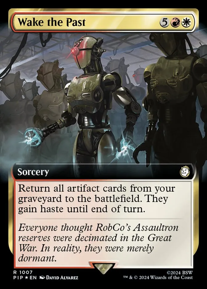 2024 Fallout Wake the Past #1007 rare card image