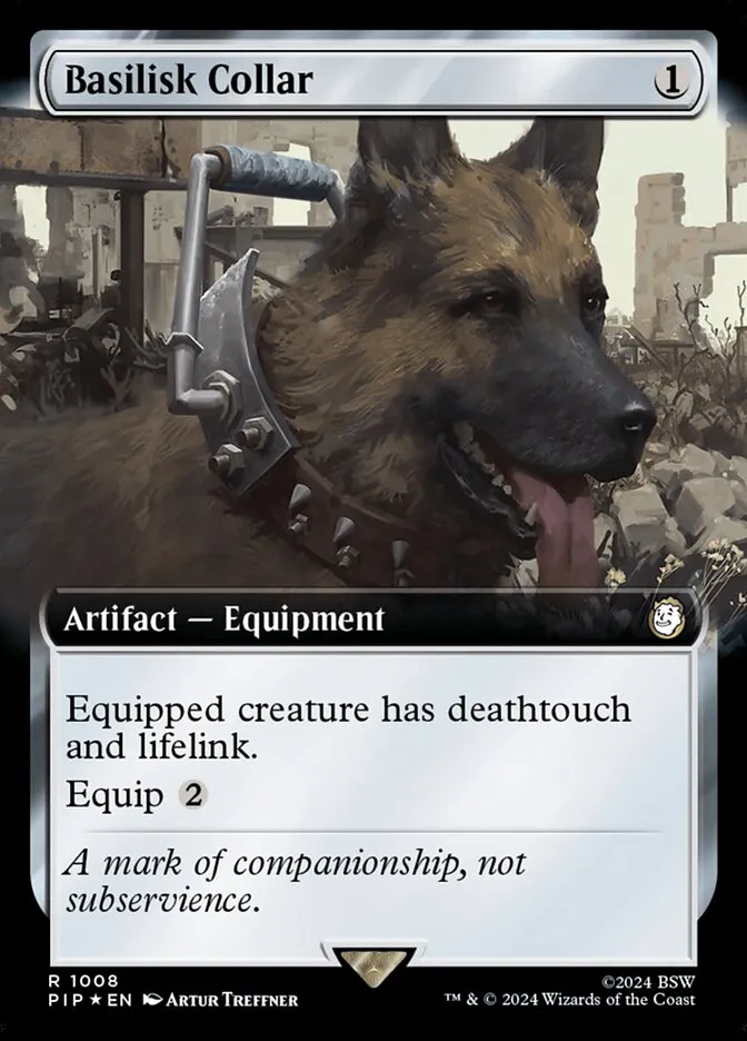 2024 Fallout Basilisk Collar rare #1008 rare card image