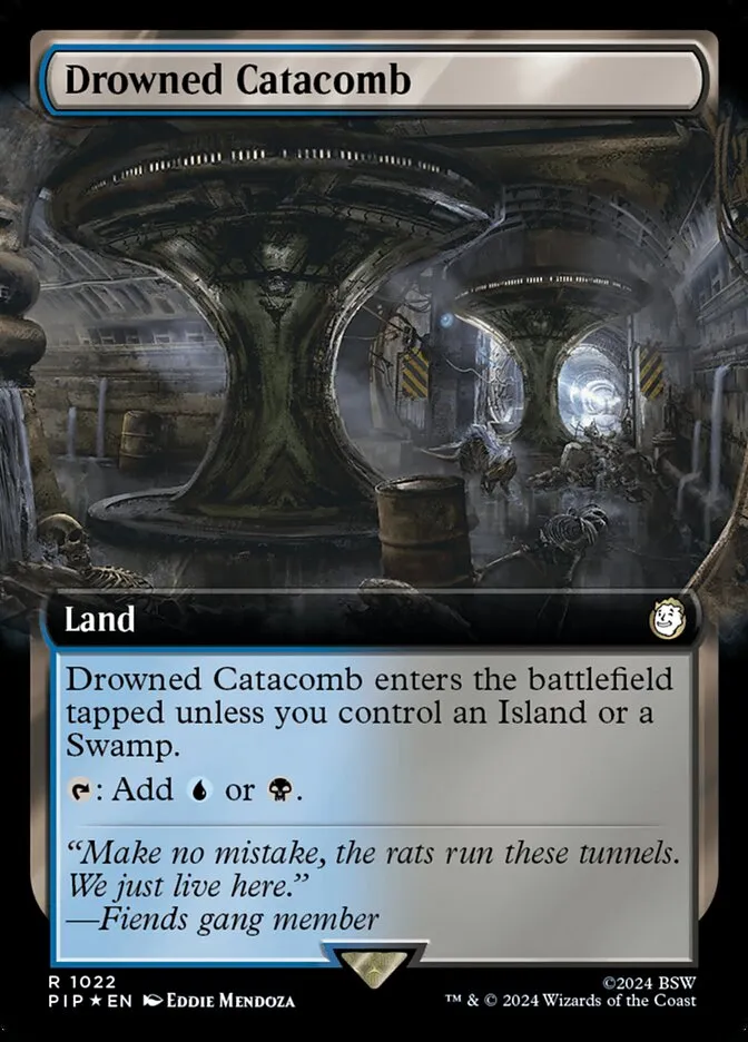 2024 Fallout Drowned Catacomb #1022 rare card image