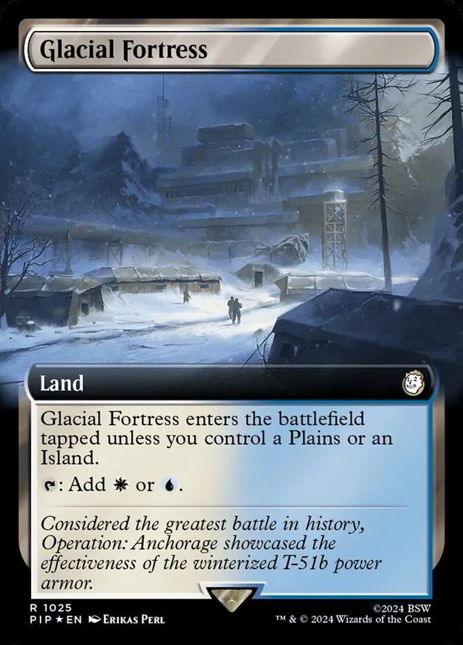 2024 Fallout Glacial Fortress #1025 rare card image