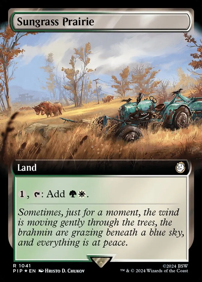2024 Fallout Sungrass Prairie #1041 rare card image