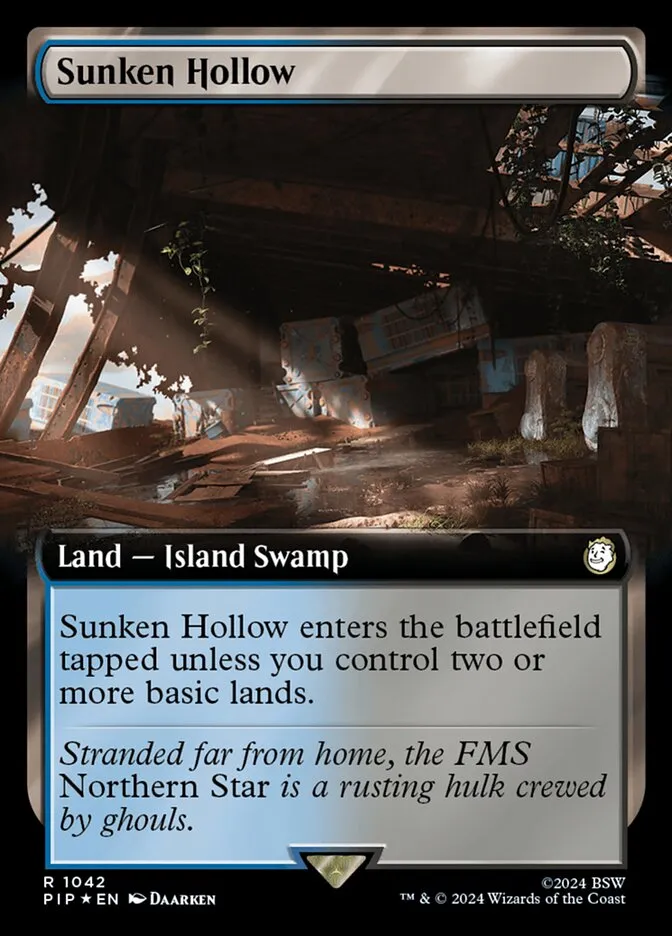 2024 Fallout Sunken Hollow #1042 rare card image