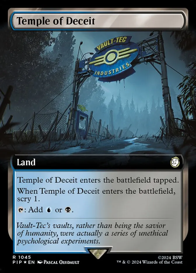 2024 Fallout Temple of Deceit #1045 rare card image