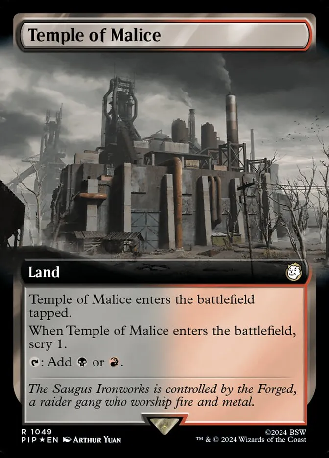 2024 Fallout Temple of Malice #1049 rare card image