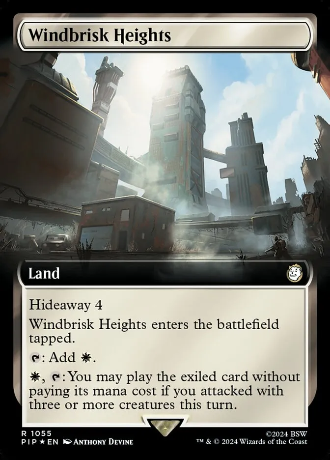 2024 Fallout Windbrisk Heights #1055 rare card image