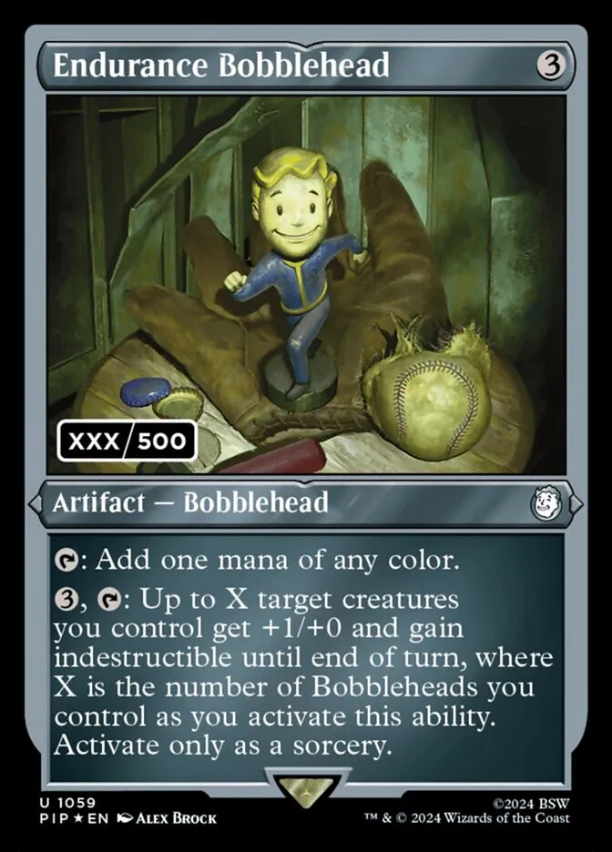 2024 Fallout Endurance Bobblehead uncommon #1059 uncommon card image