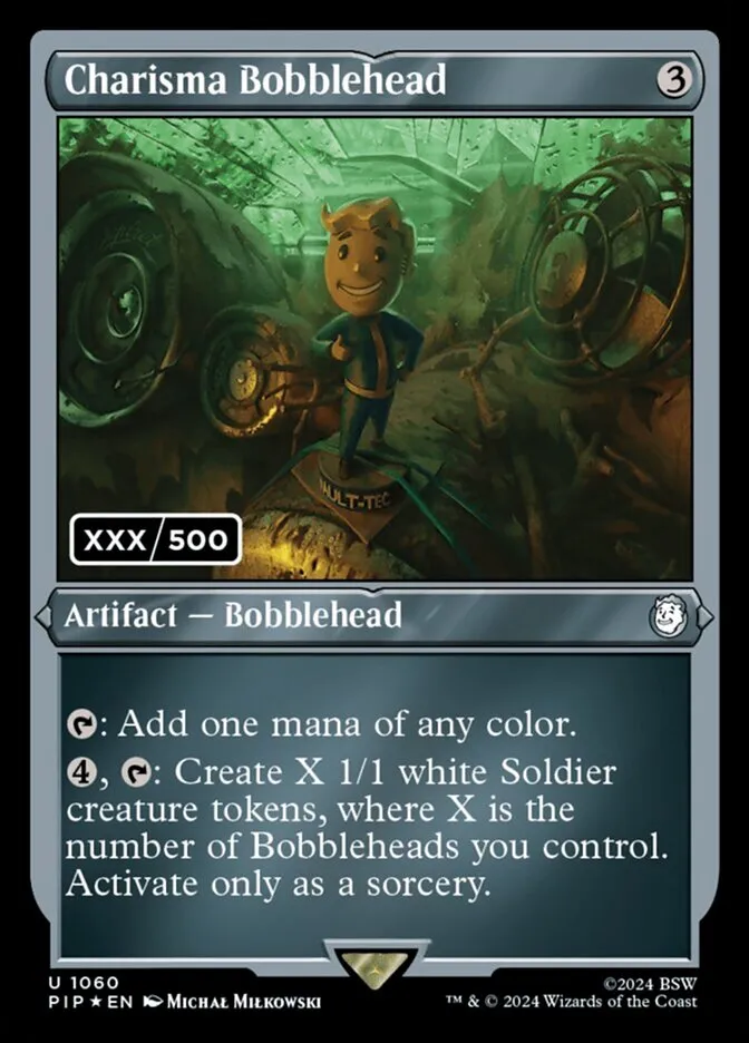 2024 Fallout Charisma Bobblehead [Serialized] uncommon #1060 uncommon card image