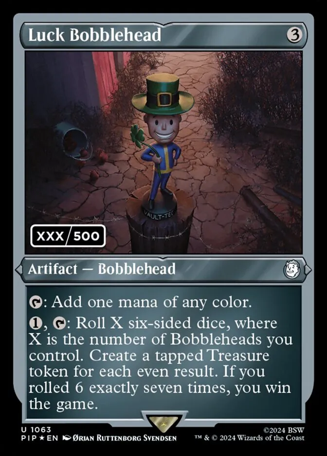 2024 Fallout Luck Bobblehead uncommon #1063 uncommon card image