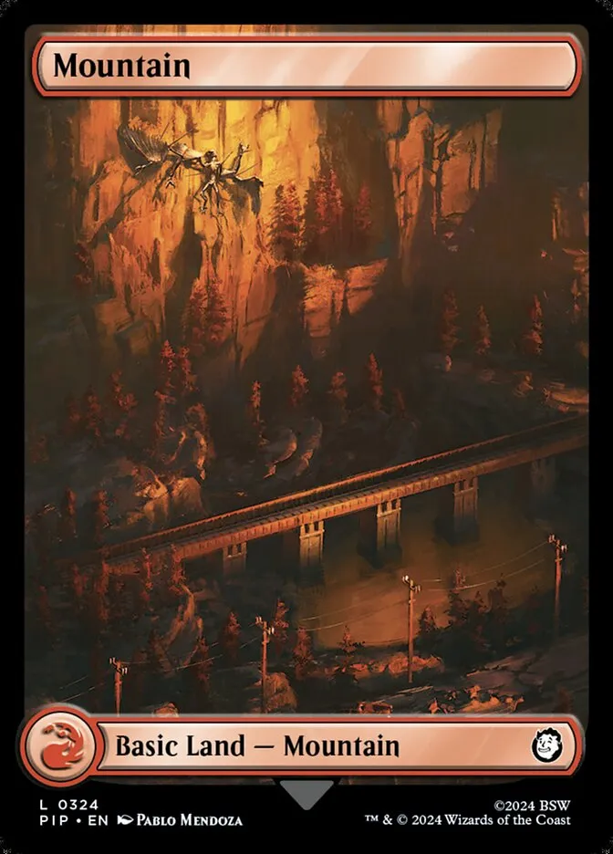 2024 Fallout Mountain common #324 common card image
