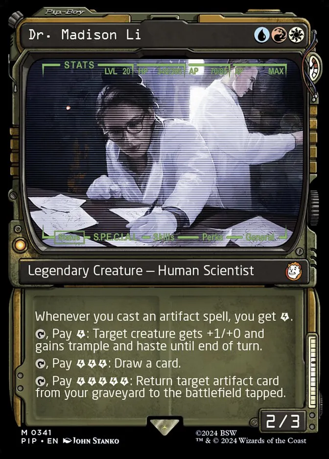 2024 Fallout Dr. Madison Li mythic #341 mythic card image