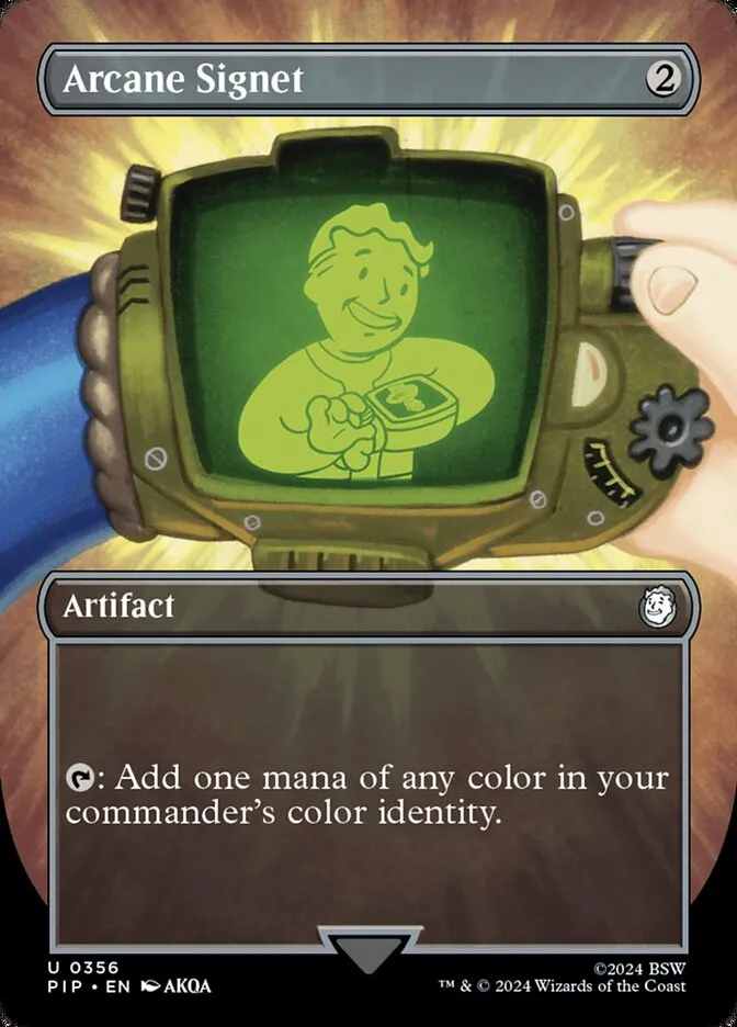 2024 Fallout Arcane Signet uncommon #356 uncommon card image