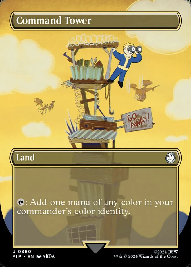 2024 Fallout Command Tower uncommon #360 uncommon card image