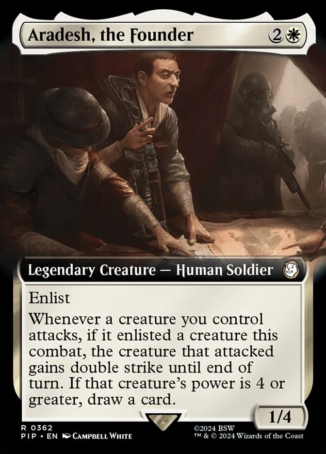 2024 Fallout Aradesh, the Founder #362 rare card image