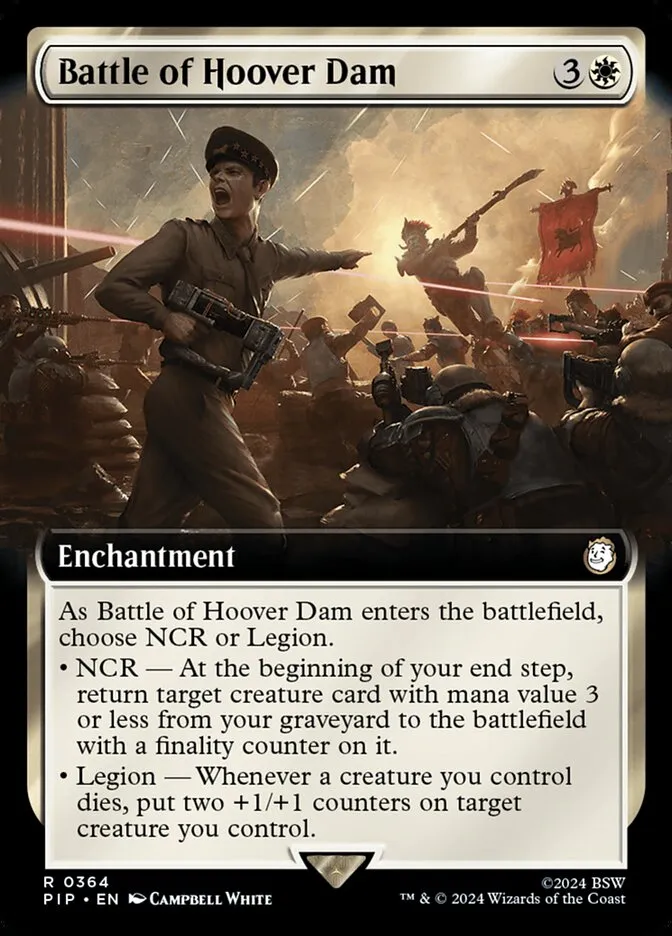 2024 Fallout Battle of Hoover Dam #364 rare card image